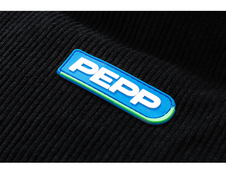 Men's clothing thick warm hooded lamb wool loose car logo padded coat_voghion.com