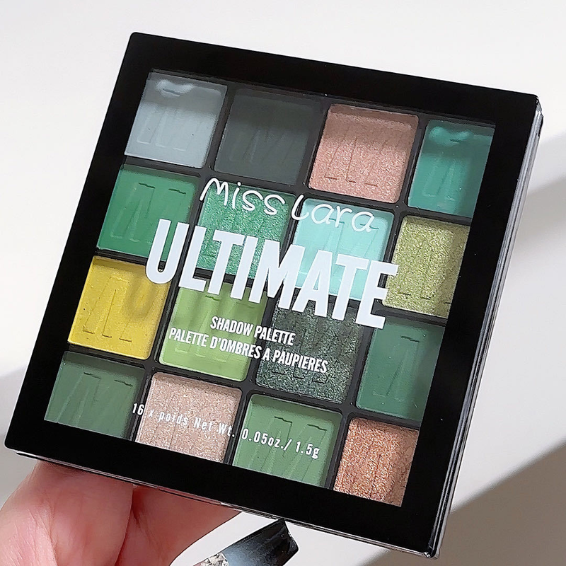 Paleta de sombras de ojos multicolores deslumbrantes para principiantes con 6 colores de sombras de ojos mate perladas_voghion.com