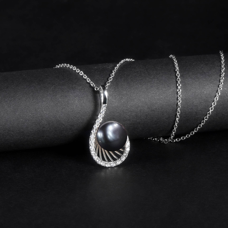 S925 Sëlwer Natierlech Séisswaasserperl Halskette Moud Liicht Luxus Ins Perséinlechkeet Temperament Schléissebeenkette Sterling Sëlwer Halskette Anhänger_voghion.com
