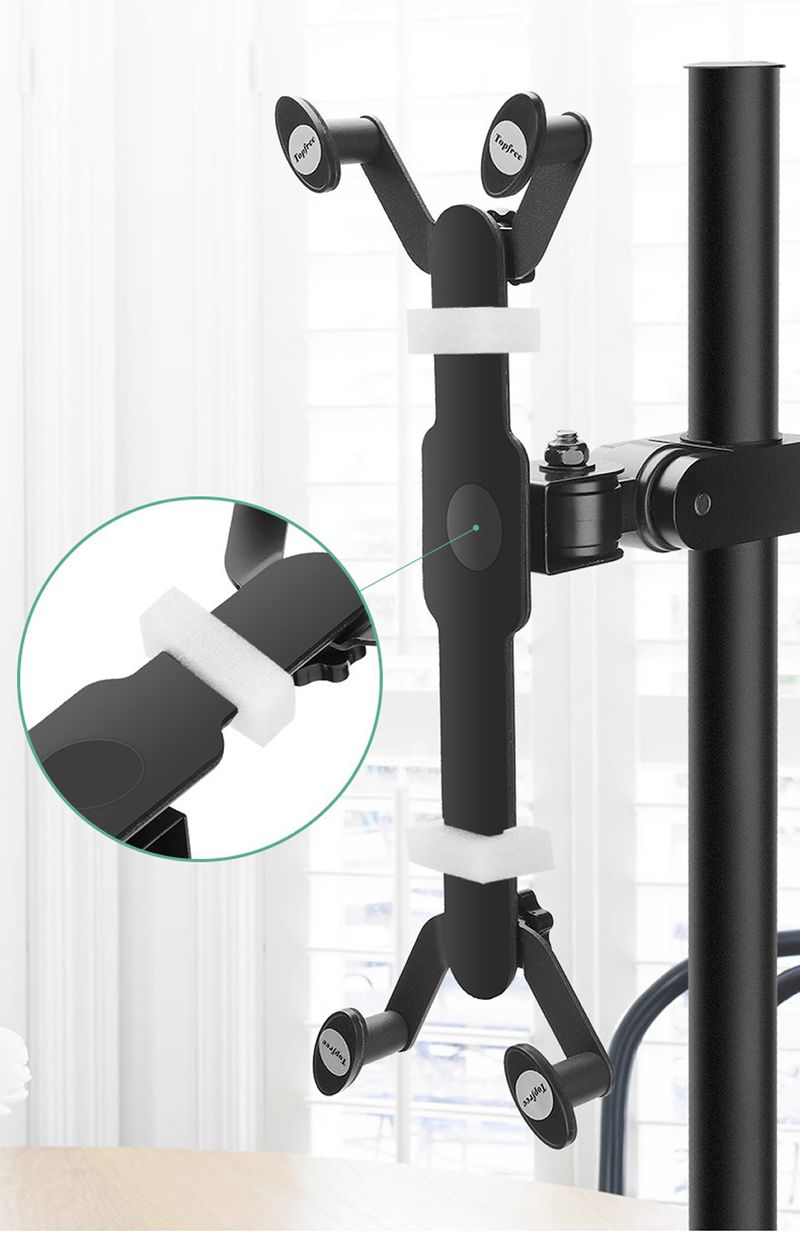 360 ° Rotation Mount Tablet Stand Aluminum Alloy Wall Hang Bracket Holder For IPhone IPad Xiaomi Mipad Universal 7-13_voghion.com