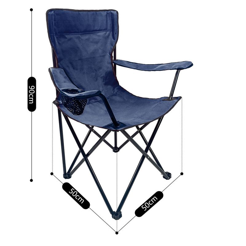 Sedia pieghevole portatile per spiaggia, campeggio, pesca, barbecue, picnic, tempo libero_voghion.com