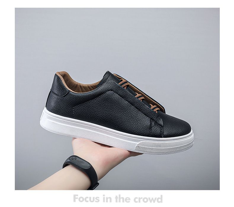 New board shoes men's shoes fashion small white shoes young men's casual shoes_voghion.com