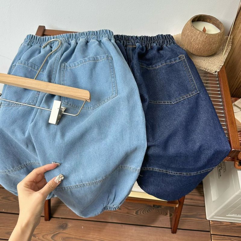 Otroška oblačila Otroške kavbojke Jesen in zima 2024 Novo v prodaji za fante in deklice, proste ohlapne kavbojke, otroške široke hlače_voghion.com