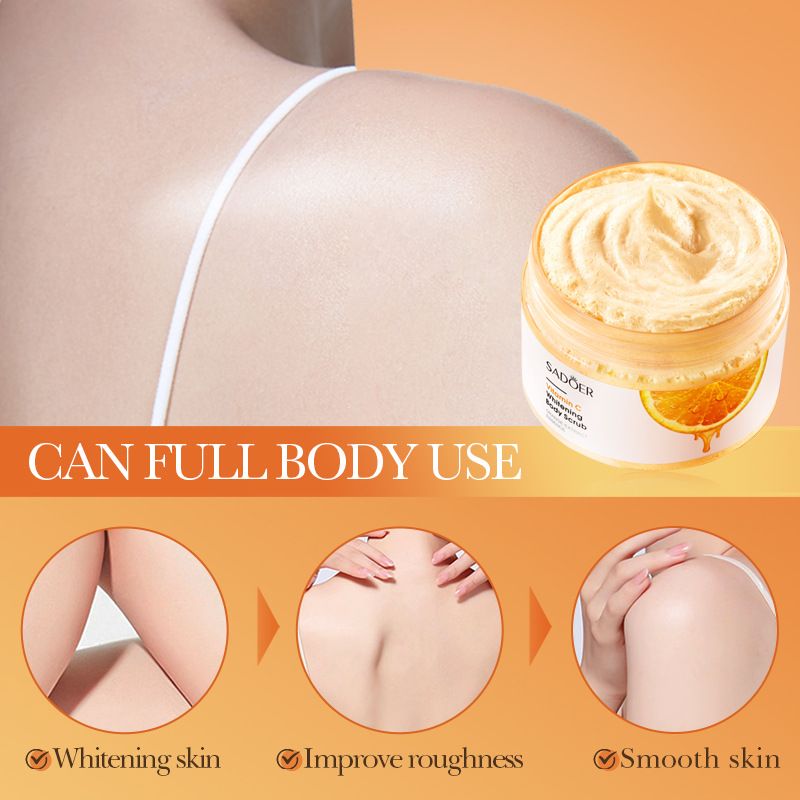 SADOER Vitamine C Whitening Body Exfoliërende Scrub_voghion.com