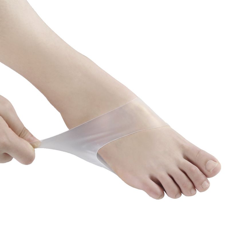 Geschikt voor alle seizoenen Bandage Siliconen boog Platvoet Ondersteuning Sokken Unisex Inlegzolen Voetkussen Vrouwen_voghion.com