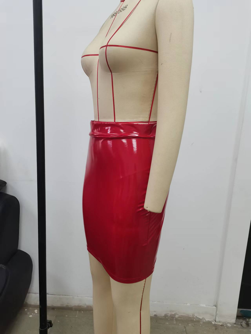 Fashion temperament shiny waist bag hip women's skirt for women _voghion.com