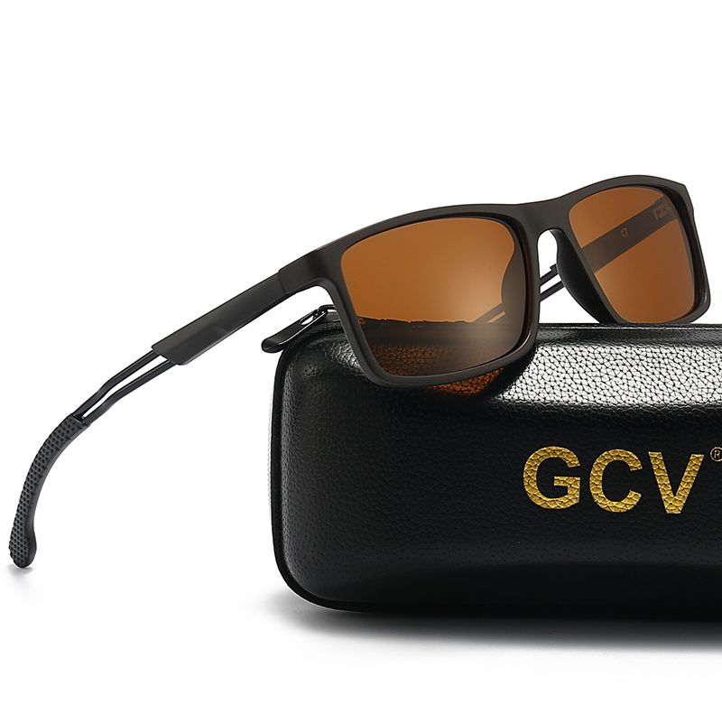 GCV Nye Fritidskontrakterte Polariserte Solbriller Herre Kjørebriller Herre Solbriller Vintage Reise Fiske Klassisk_voghion.com