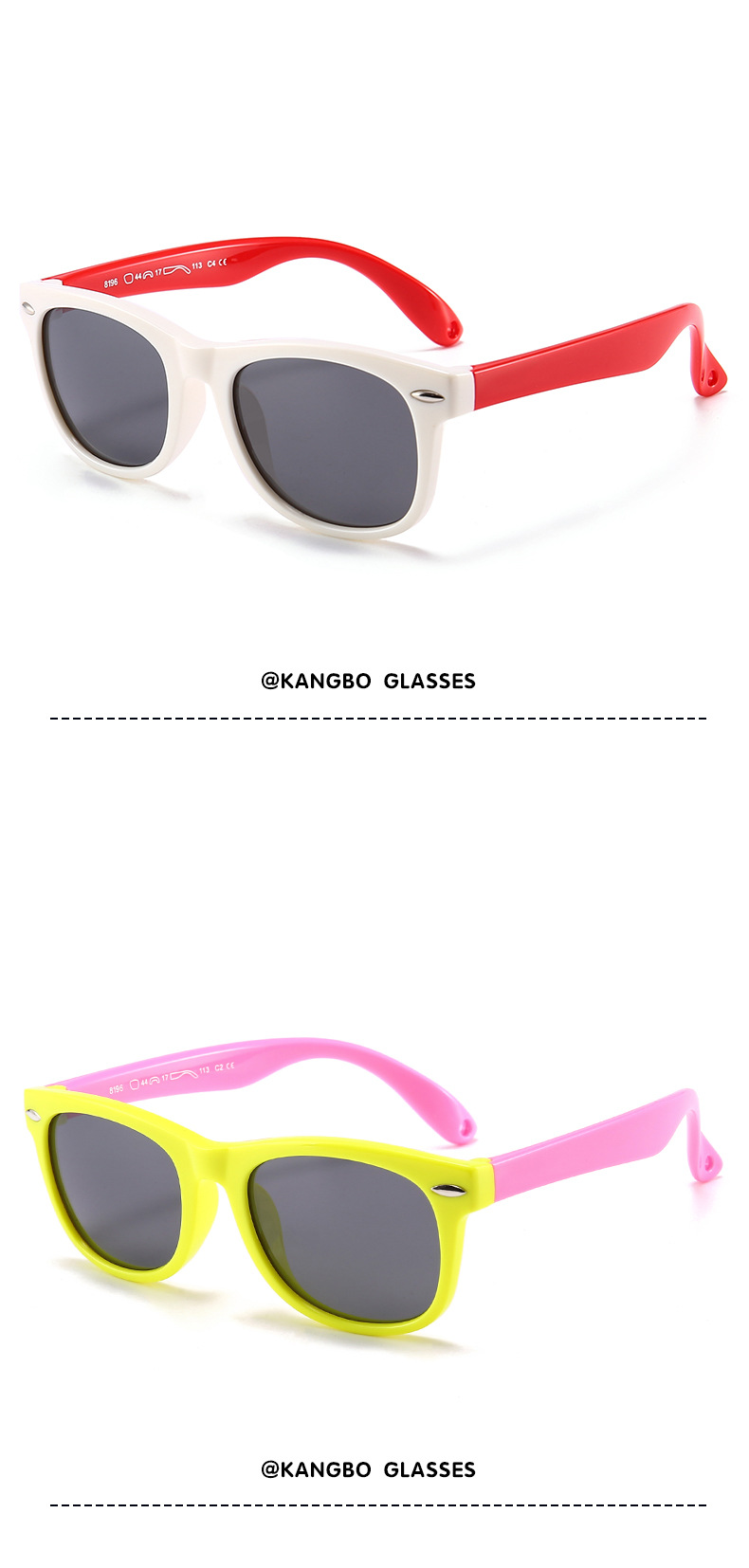 Unisex Kindermode polarisierende Sonnenbrille Sonnencreme Spiegel Baby Reis Nagel Sonnenbrille Jungen und Mädchen Brille_voghion.com