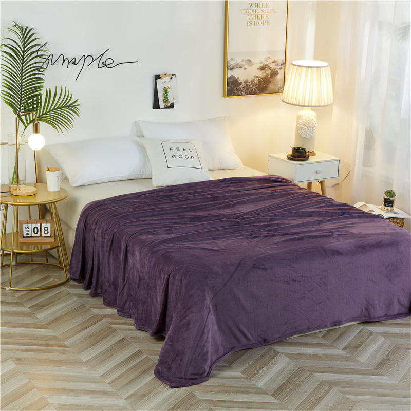 Flanell-Bettdecke – extra dicker, wendbarer Fleeceüberwurf für Bett und Sofa_voghion.com