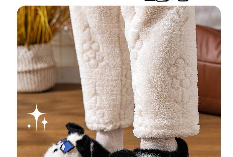 Pantofole invernali da donna con fodera in pile - Pantofole da casa ultra morbide con suola antiscivolo, comode e calde_voghion.com