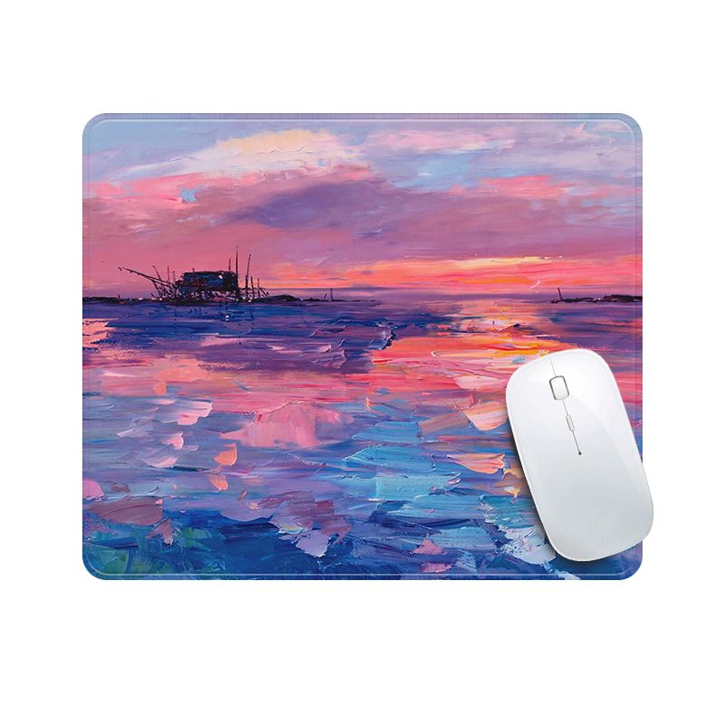 Unschlagbare Qualität CCC Sonnenuntergang Kunst Ölgemälde Sommer Neue Mauspad_voghion.com