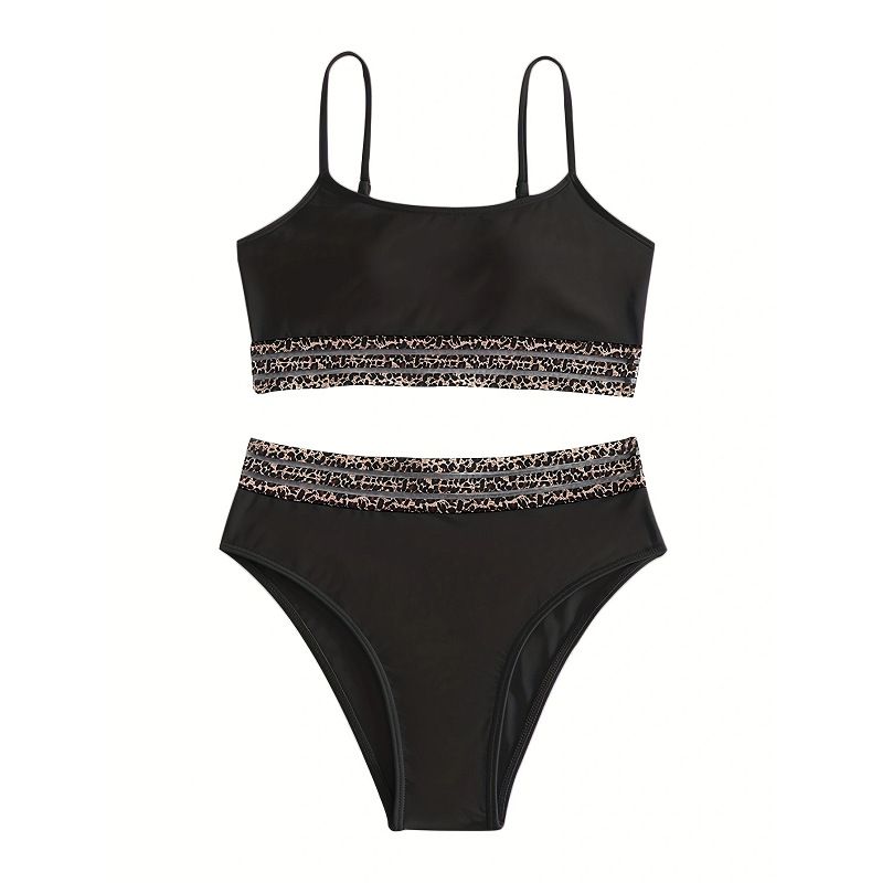 New Two-piece Swimsuit Sexy Solid Color Bikini Set_voghion.com
