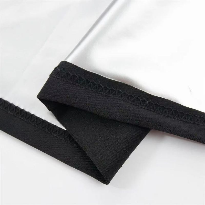 Tuta da sauna a maniche lunghe con collo alto per fitness, corsa, yoga e perdita di peso, traspirante e traspirante, con cerniera_voghion.com