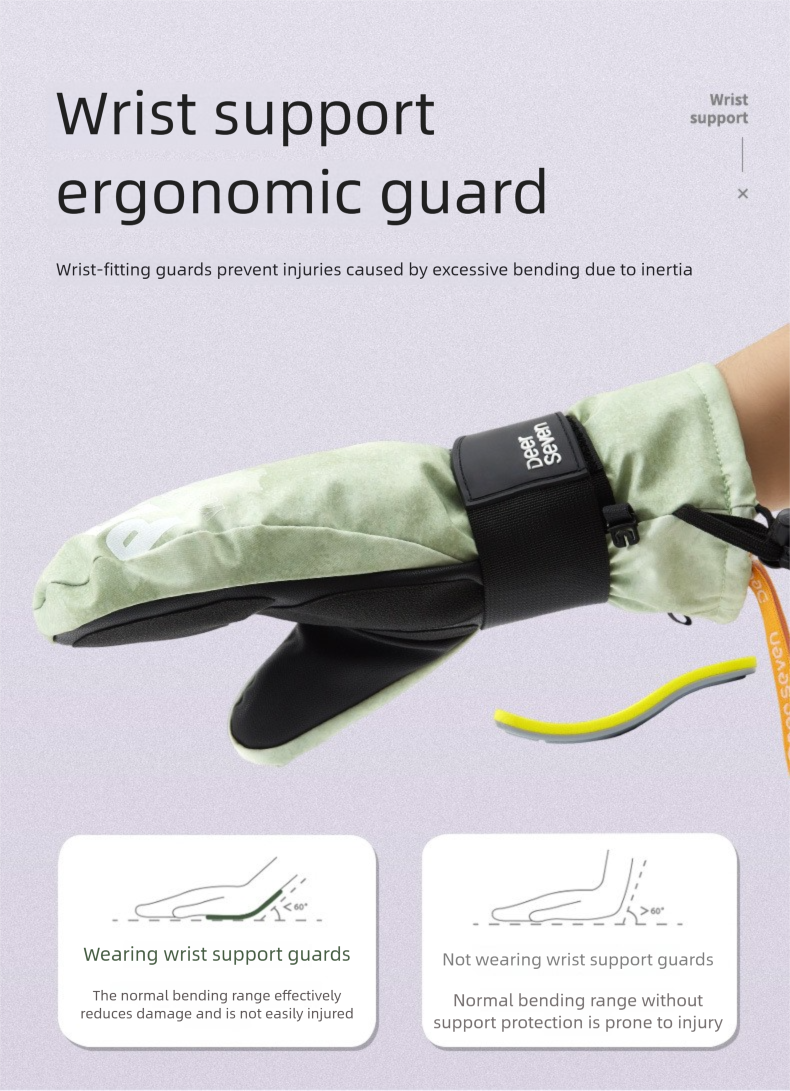 25 nuovi guanti da sci, snowboard, carving, caldi, con protezione per il polso, touchscreen, antivento, impermeabili, unisex, senza dita, 3M_voghion.com