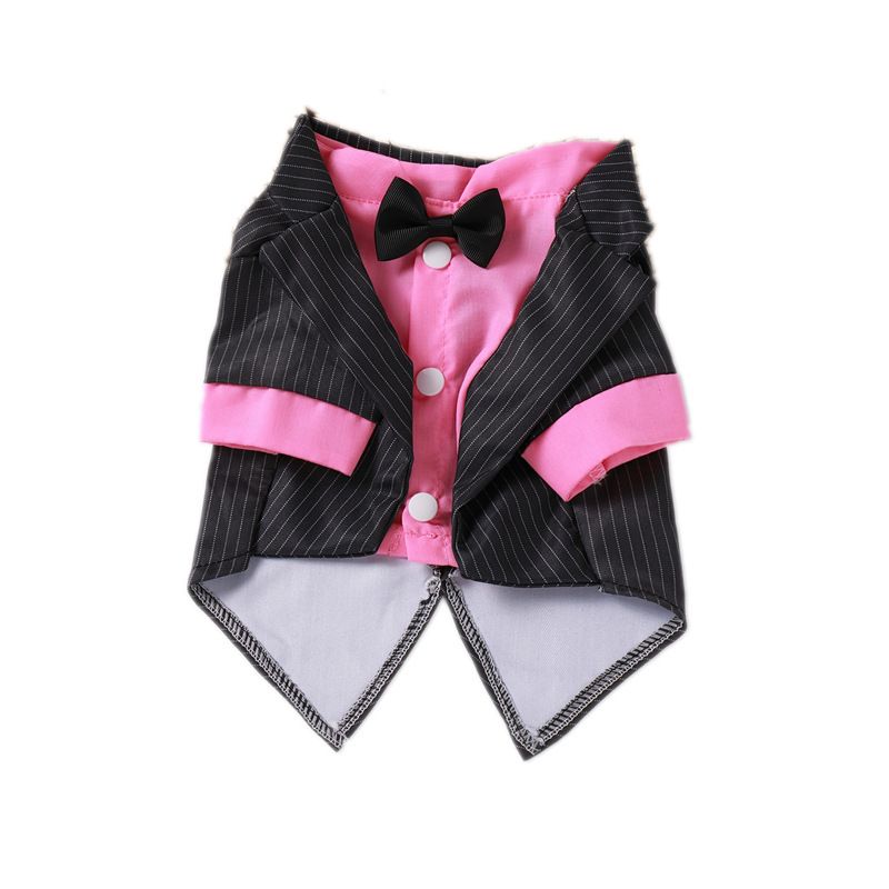 Haustier Dünne Teddy Shirt Anzug Hochzeit Kleid Hund Katze Frühling Sommer Kleidung_voghion.com