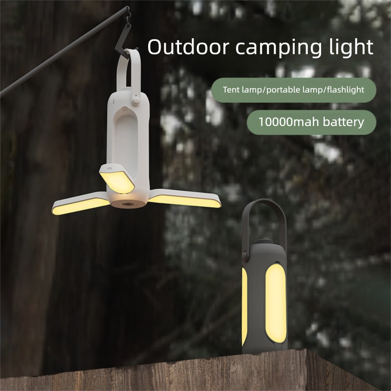 Outdoor USB Rechargeable Tent Hanging Standing Atmosphere Portable Foldable Camping Light_voghion.com