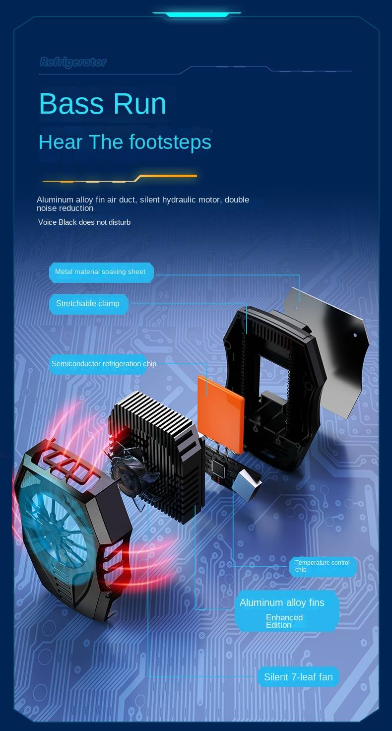 Νέο φορητό GT0506 ημιαγωγός γρήγορης φόρτισης, ταχείας κατάψυξης, ψύξης, περιφερειακής ψύξης_voghion.com