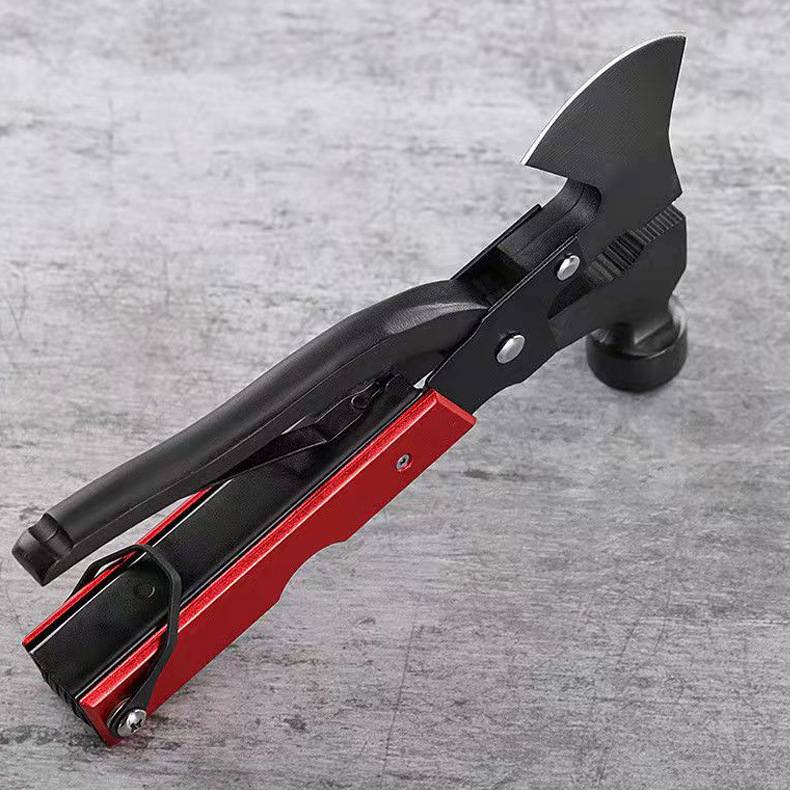 16-in-1 Folding Multi-functional Axe Hammer Emergency Tool Outdoor Camping Multi-purpose Tool_voghion.com