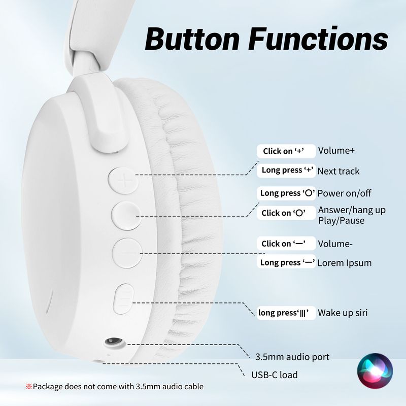 FV89 Bluetooth Headset Long Battery Life E-sports Game Headset Computer Headset Wireless Headset_voghion.com