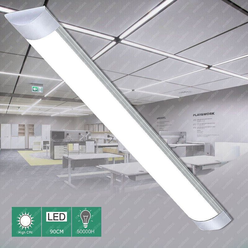 ✅ 4 Fuß 6 Fuß 8 Fuß LED-Streifenlichter Lichtleiste Rohr Licht Büro Garage Decke Tageslicht_voghion.com