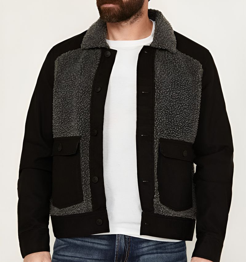 2024 Autumn Winter New And American Cross-Border Lamb Patchwork Wool Coat Men's European Version Jacket_voghion.com