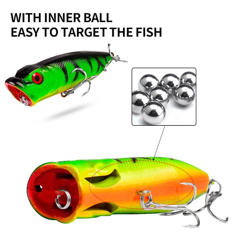 Attrezzatura da pesca galleggiante Popper da 7,3 cm e 11 g, categoria DXP001_voghion.com