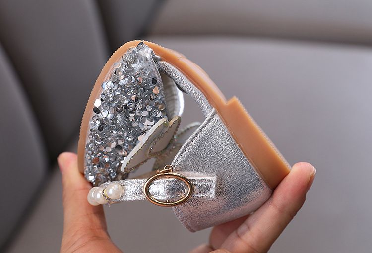 Neu Dame Baby Mädchen Mädchen Prinzessin Diamant Einzelnen Schuh Schuhe Dance_voghion.com