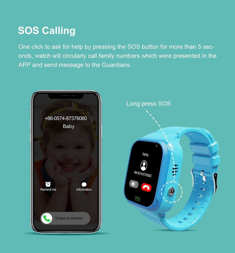 Children's Smart Phone 4G Call LT36 Student Watch_voghion.com