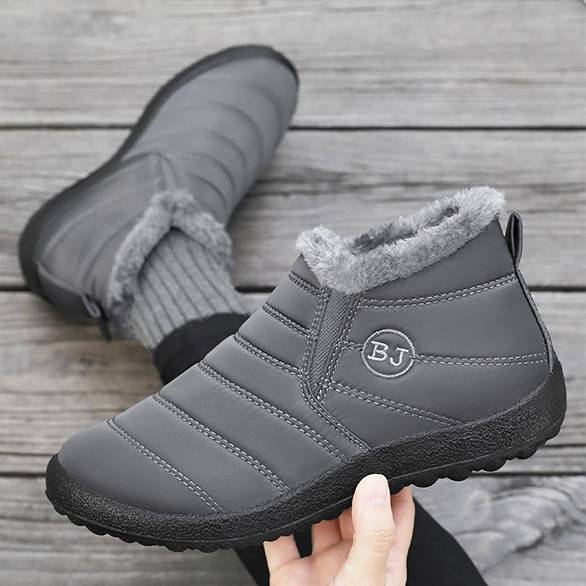 Damenschuhe Baumwollschuhe Winter Neue Außenhandel Paar Schneestiefel Plus Samt Verdickte Baumwollstiefel Polyurethan Warme Freizeitschuhe_voghion.com
