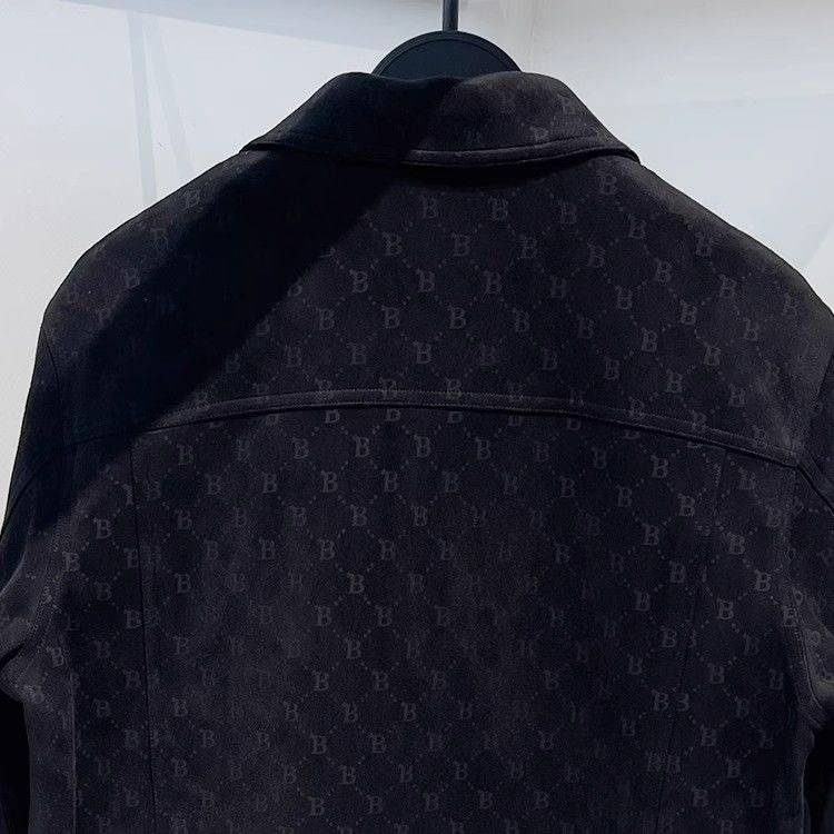 Herrenbekleidung 25 Herbst Neue Businessjacke Mode Hirschleder Arbeitskleidung Lose Jacke Reversmantel_voghion.com