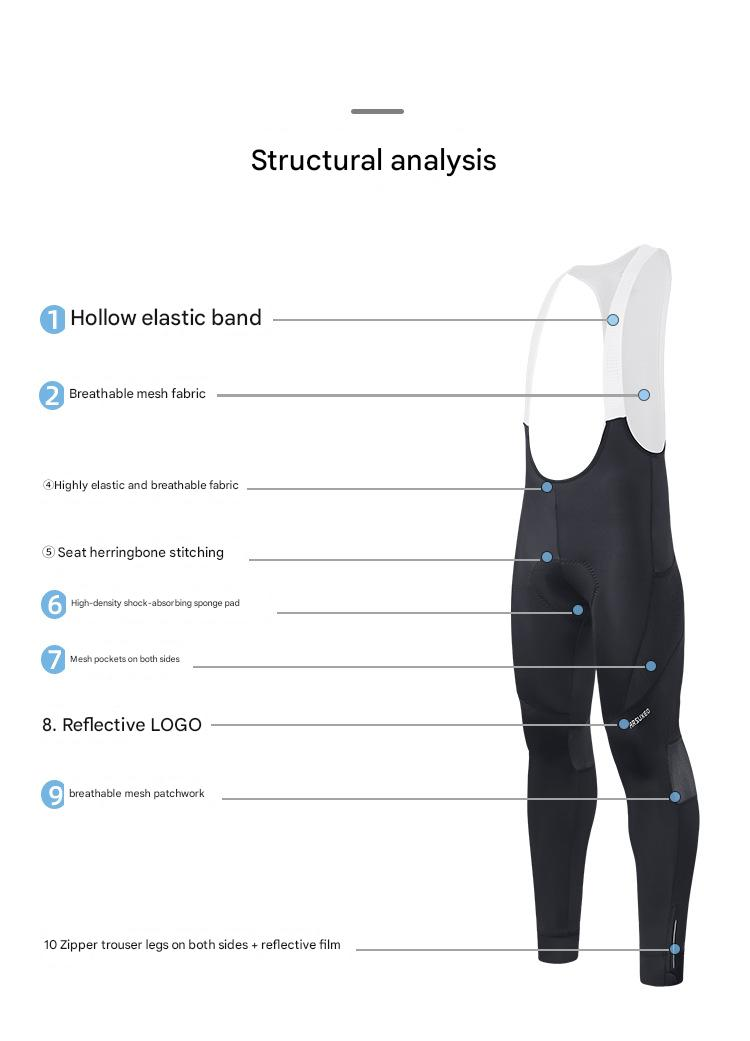 NOKO - Cuissard de cyclisme pour homme avec empiècements 3D et leggings extensibles (transfrontalier H98)_voghion.com