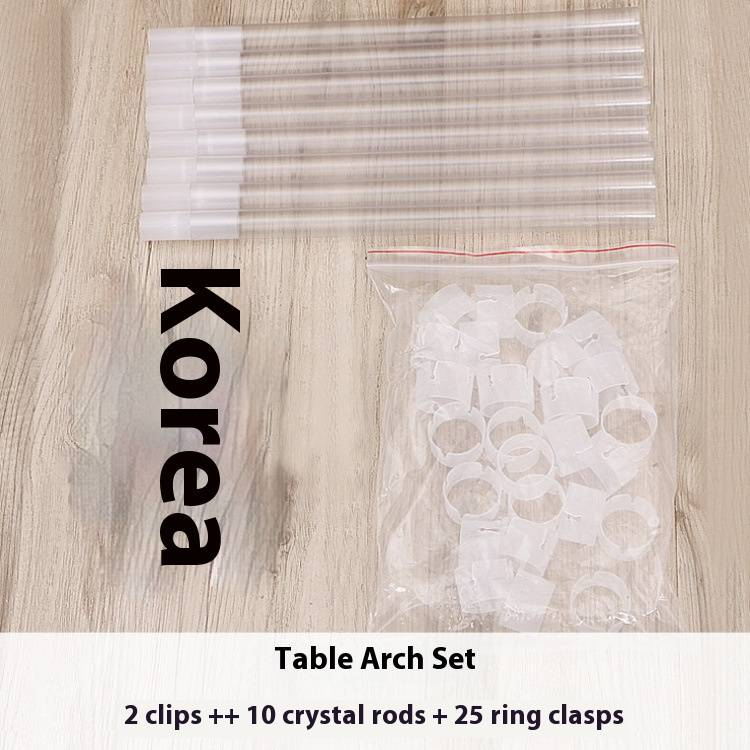 Kit arco nuziale regolabile con base riempita d'acqua - Decorazione per feste pieghevole e smontabile per matrimoni, grandi inaugurazioni e celebrazioni_voghion.com