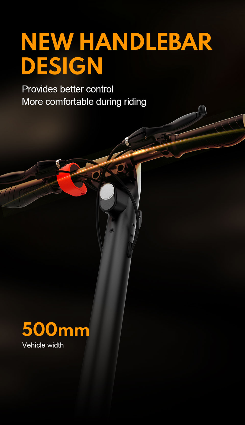 Foldable Electric Scooter For Commuting - OOTD KIXIN X9 PLUS 65km Range, 25km/h, E-ABS Brakes | Free EU Delivery_voghion.com