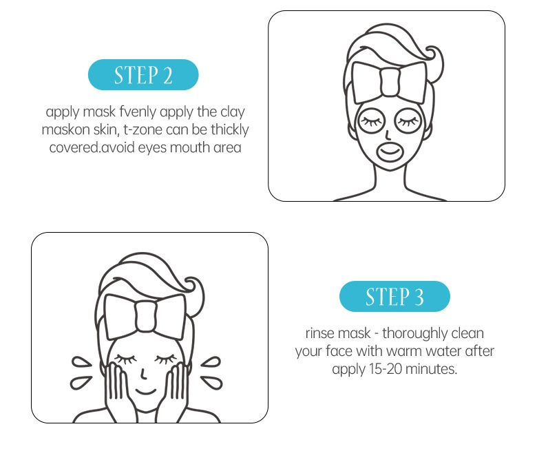 AuQuest Cleaning deterge delicatamente la maschera di fango all'acido salicilico per l'applicazione del viso_voghion.com