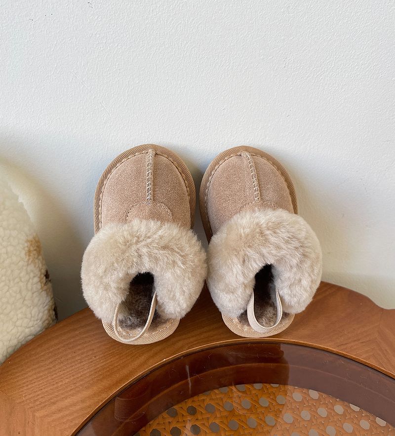 {Talla 15-30} Zapatos de bebé con forro polar, nuevos zapatos de algodón para invierno, pantuflas de algodón cálidas para niñas, zapatos de suela suave para bebés_voghion.com