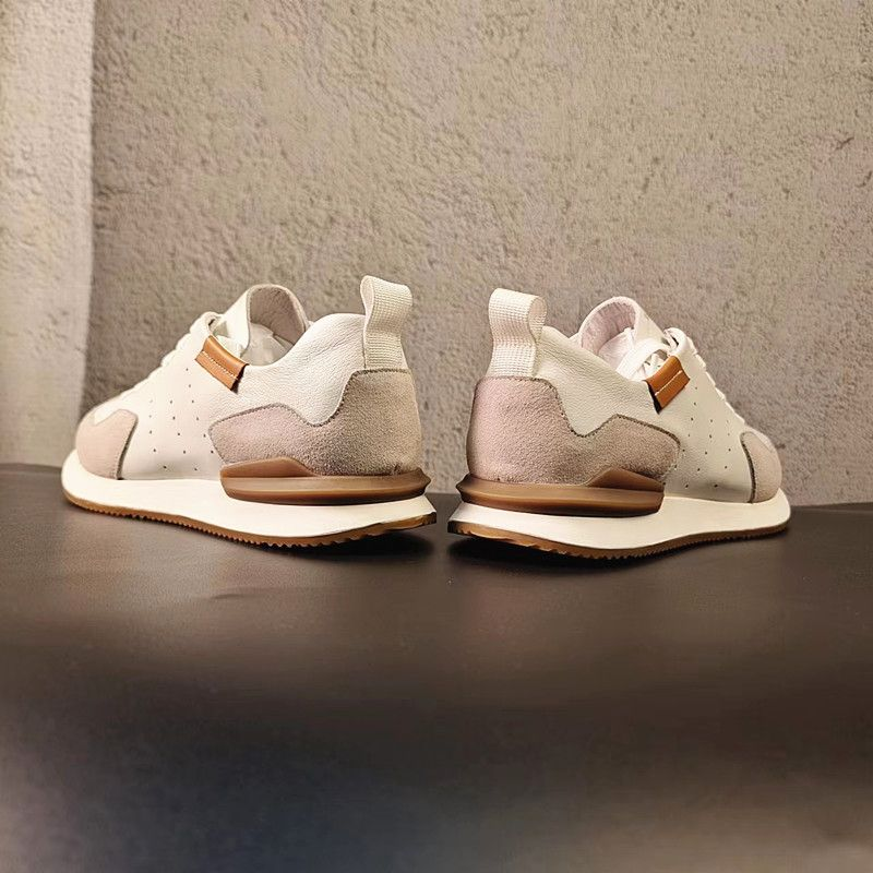 Schuhe 2022 Sommer Neue Leder Hohl Sport Casual Forrest Gump Herren Trendy All-Match Dickbesohlte Daddy_voghion.com