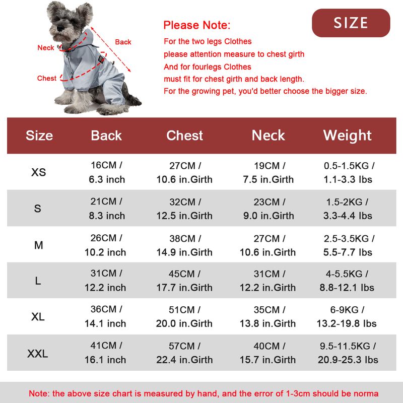 Dog Raincoat, Puppy Jumpsuit, Waterproof Jacket, Bulldog Small And Medium-sized Dog Clothing, Hooded Raincoat For By PawParty Store_voghion.com