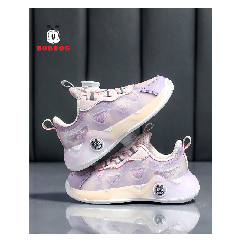 BOBDOG Kinderschuhe Kinderschuhe Jungen 2024 Frühling Mesh atmungsaktiv große Kinder Tennisschuhe Boardschuhe Mädchen Sportschuhe_voghion.com