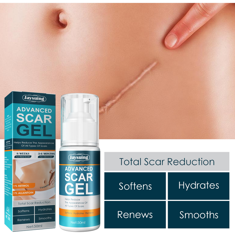 QLZHANFU Crème avancée d'élimination des cicatrices Boutons d'acné Réparation des vergetures Gel Brûlure Traitement chirurgical des cicatrices Lissage Beauté du corps Soins de la peau_voghion.com