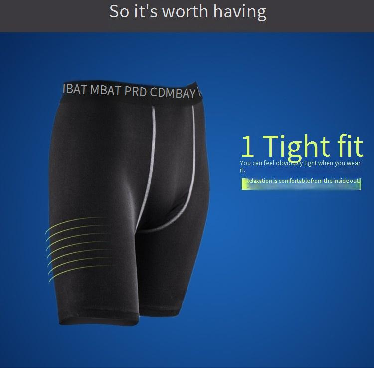 Men's Underwear Fitness Running Tight Training Shorts Shorts Basketball Quick Drying Elastic Compression Fitness Pants_voghion.com