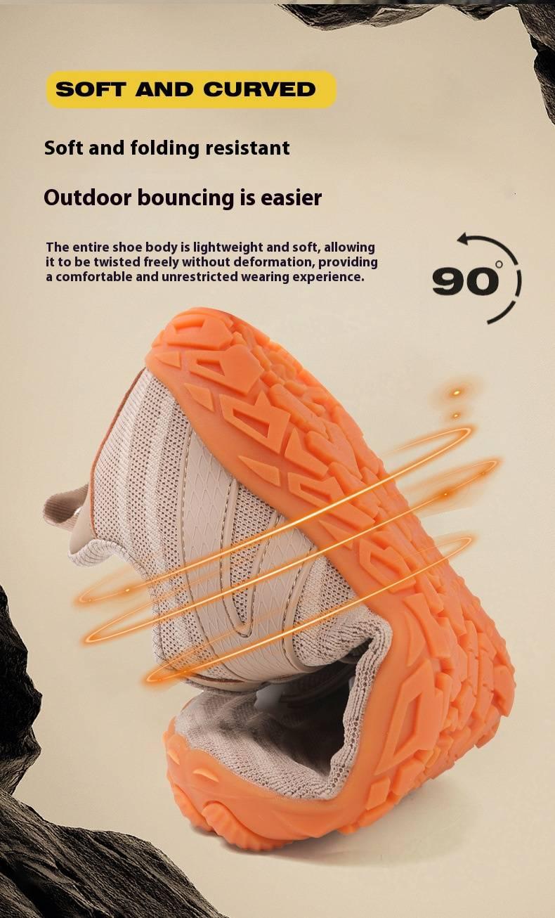 Breathable Unisex Sports Shoes For Running, Hiking, Yoga & Gym - Lightweight & Slip-Resistant With Rubber Sole_voghion.com