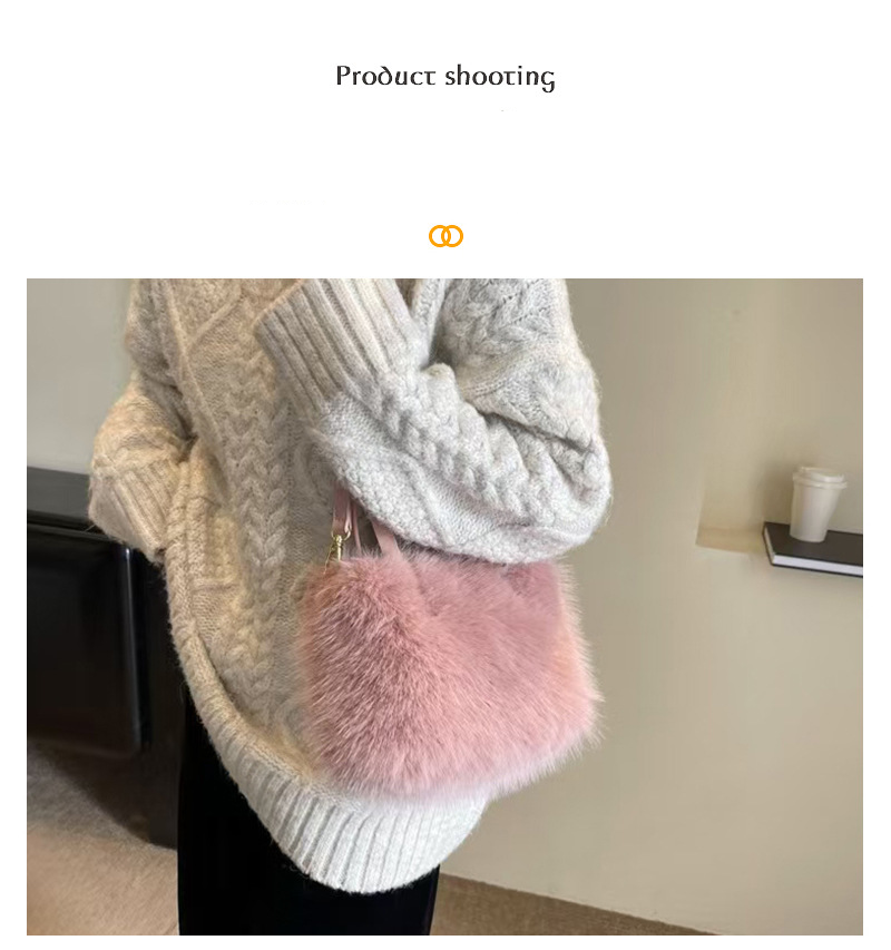 Women's Bags Autumn And Winter Imitation Fox Fur Fashionable Hand Held Evening Bag Temperament Plush Bag Shoulder Crossbody Women's Bag_voghion.com
