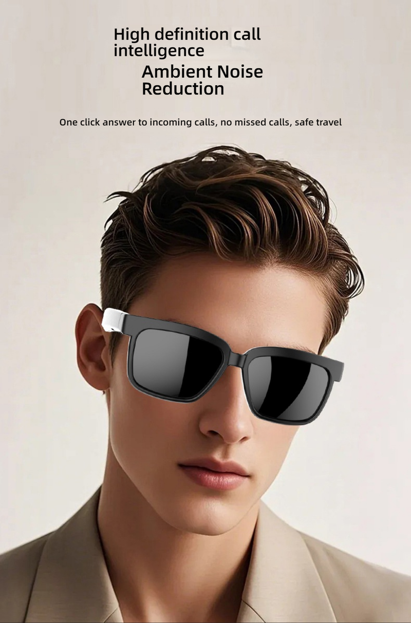 Interchangeable Lens Smart Bluetooth Sunglasses With Anti-Blue Light & Polarized Options – Wireless Music, Calls & Sports Compatible_voghion.com