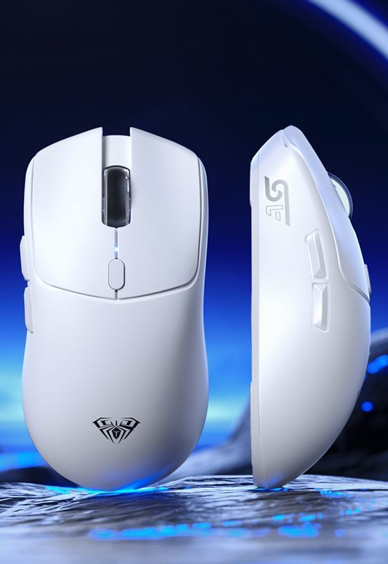 Souris sans fil Wolf Spider SC580SE Bluetooth à trois modes, légère, intelligente, pour jeux, macros, programmation, ordinateur de bureau_voghion.com