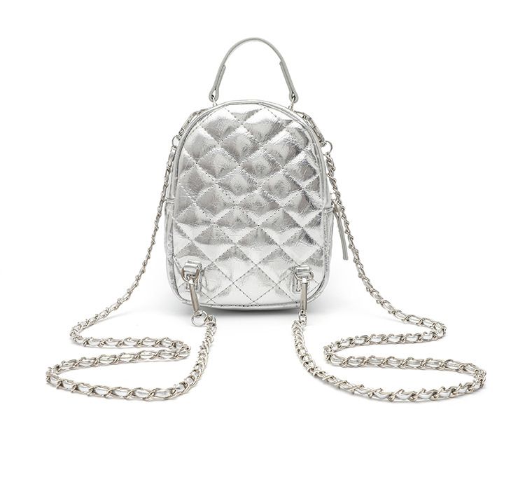 Women's Quilted Bag 2025 Fall/Winter New Arrival Stylish And Versatile Mini Backpack_voghion.com