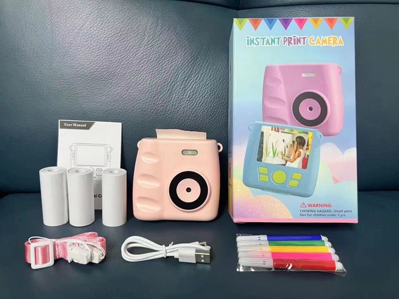 【Alta calidad】Nueva cámara térmica portátil de impresión instantánea, mini regalo de moda para niños_voghion.com