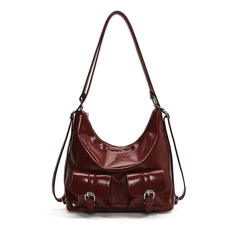 Commuting Office Underarm Tote Bag 2025 New Style Backpack Women's Large Capacity Fashion Handbag_voghion.com