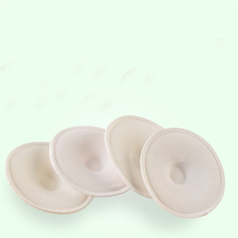 4 Teile/satz Baby Fütterung Stillen Pads Wiederverwendbare Waschbar Atmungsaktiv Saugfähigen Stillen Pads Anti-überlauf Saugfähigen_voghion.com