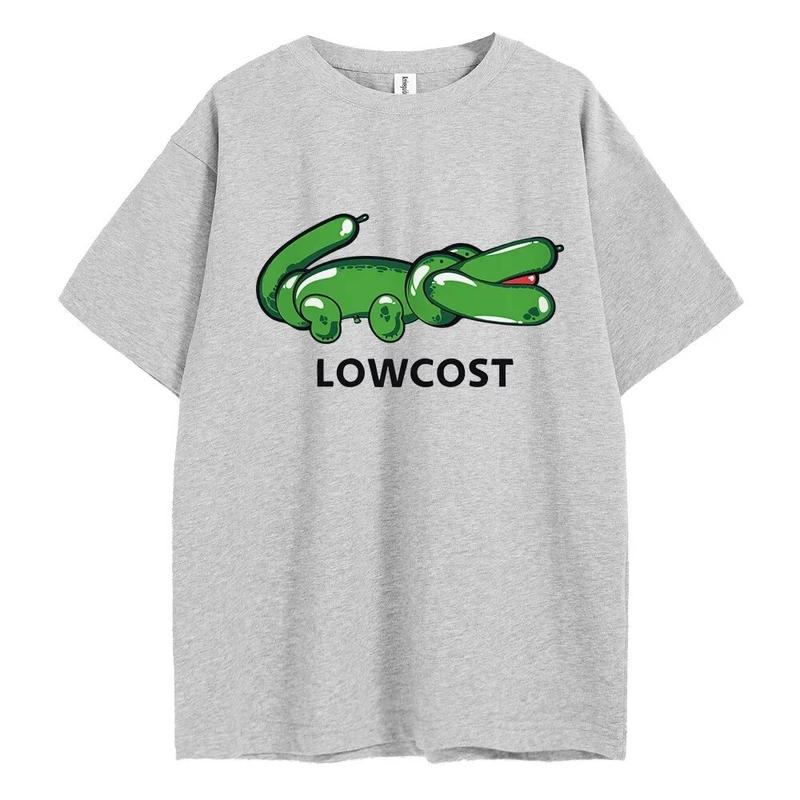 Lowcost Intéressant Impression T-shirt De Mujer Hip-hop Blusa Lâche Cool Manches Courtes Vintage Tendance Bande Dessinée Coton Femmes_voghion.com