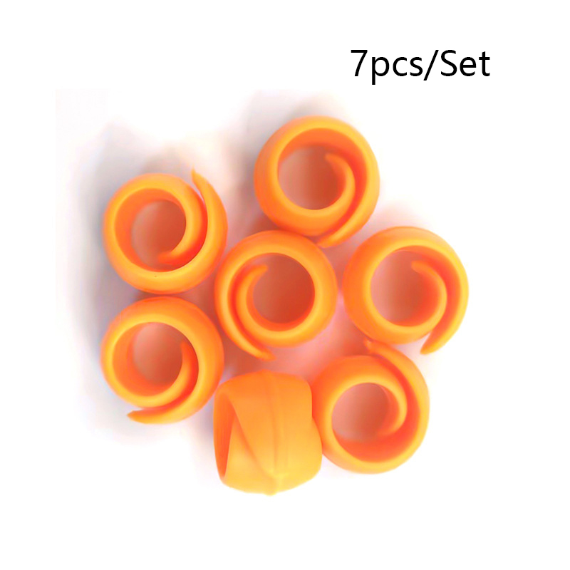 7Pcs/Set Bobbin Clips Silicone Round Bobbin Thread Clips Bobbin Thread Clips To Prevent Threads From Falling Out Coloured Sewing Tools_voghion.com